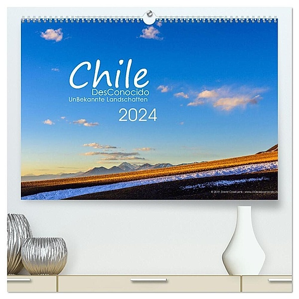 Chile DesConocido (hochwertiger Premium Wandkalender 2024 DIN A2 quer), Kunstdruck in Hochglanz, David Gysel Lenk