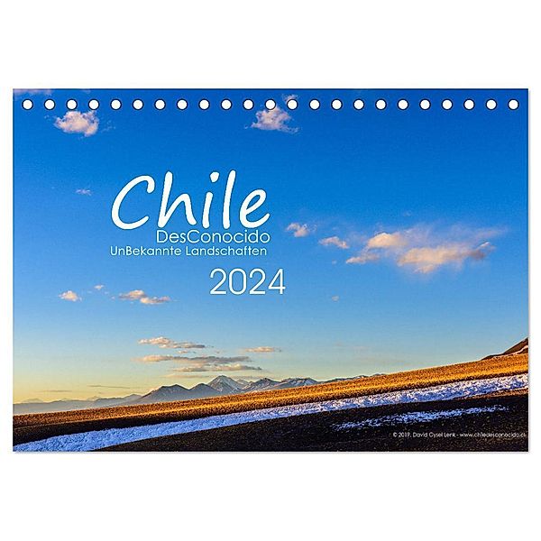 Chile DesConocido (Tischkalender 2024 DIN A5 quer), CALVENDO Monatskalender, David Gysel Lenk