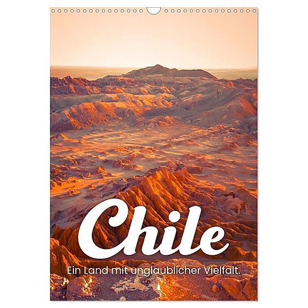 Chile - Ein Land mit unglaublicher Vielfalt. (Wandkalender 2024 DIN A3 hoch), CALVENDO Monatskalender, SF