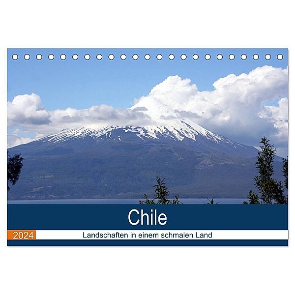 Chile - Landschaften in einem schmalen Land (Tischkalender 2024 DIN A5 quer), CALVENDO Monatskalender, Calvendo