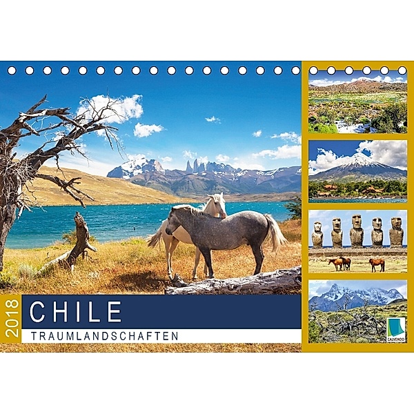 Chile: Traumlandschaften (Tischkalender 2018 DIN A5 quer), CALVENDO
