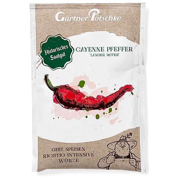 Chili-Paprikasamen Cayenne Pfeffer, Langer Roter