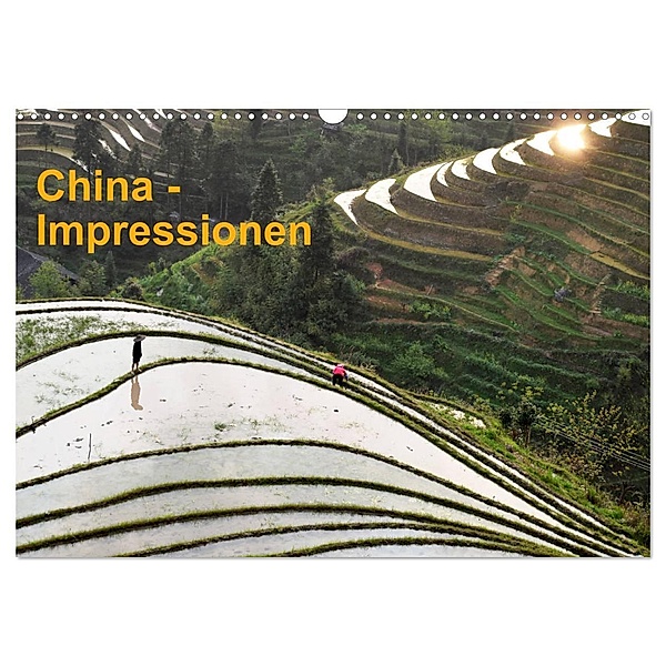 China-Impressionen (Wandkalender 2024 DIN A3 quer), CALVENDO Monatskalender, Hans-Peter Burbach