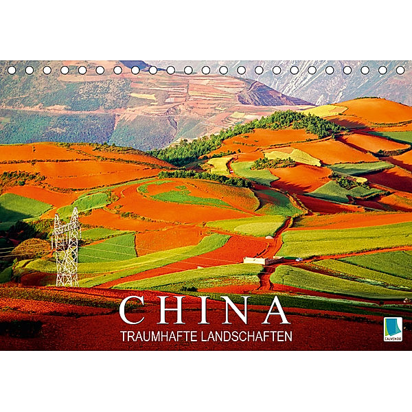 China: Traumhafte Landschaften (Tischkalender 2019 DIN A5 quer), CALVENDO