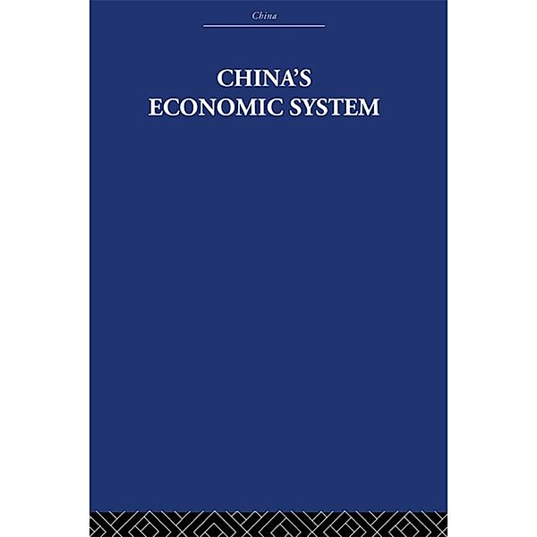 China's Economic System, Audrey Donnithorne