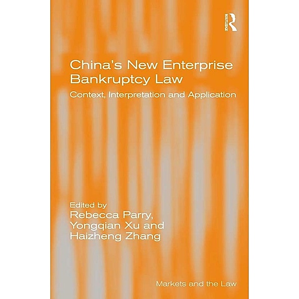 China's New Enterprise Bankruptcy Law, Yongqian Xu, Haizheng Zhang