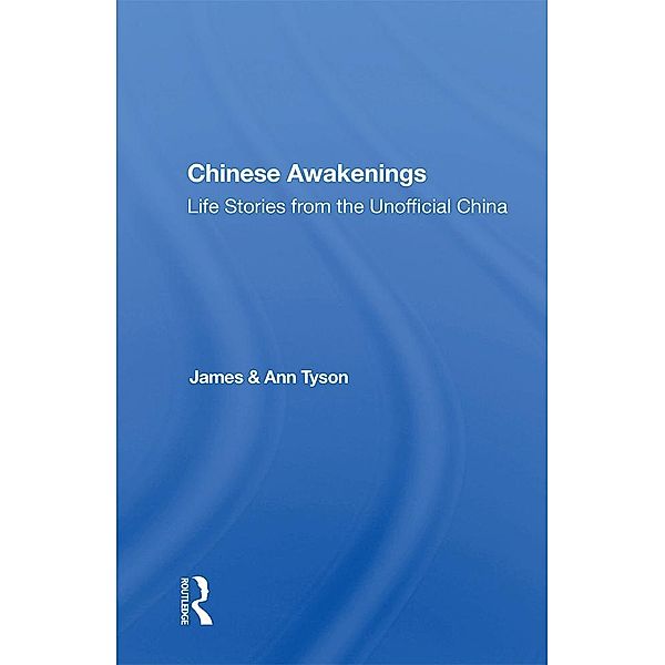 Chinese Awakenings, James Tyson, Ann Tyson