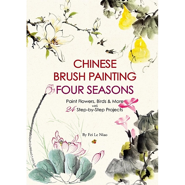 Chinese Brush Painting Four Seasons, Fei Le Niao