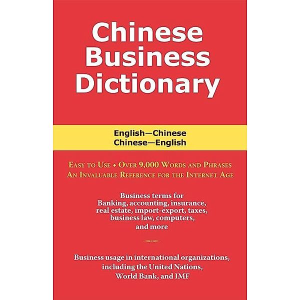 Chinese Business Dictionary, Morry Sofer