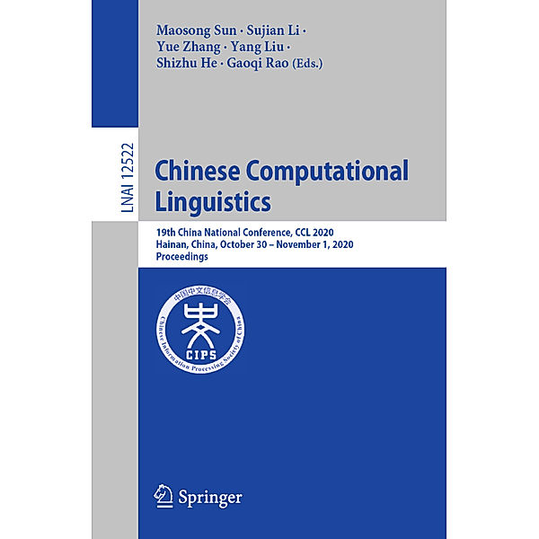 Chinese Computational Linguistics