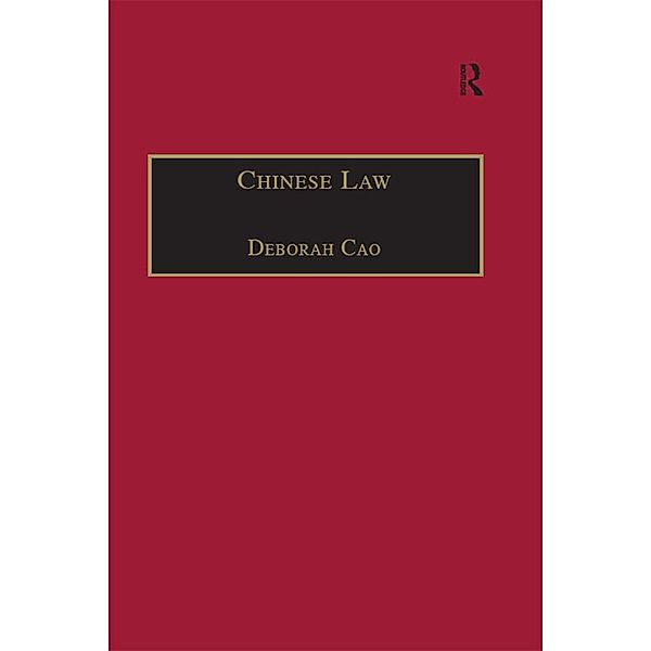 Chinese Law, Deborah Cao