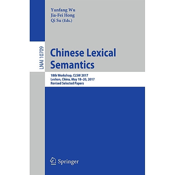 Chinese Lexical Semantics