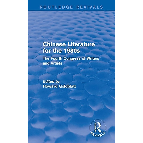 Chinese Literature for the 1980s / Routledge Revivals