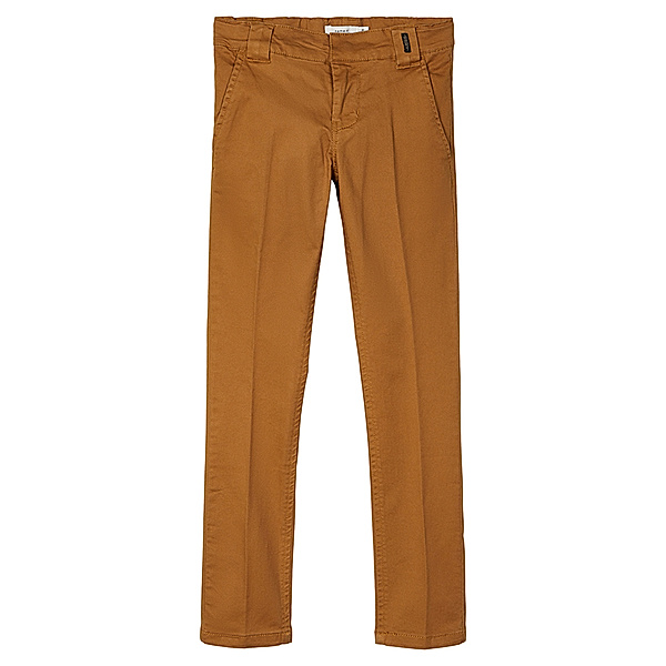 name it Chino-Hose NKMSILAS TWITICKAS Skinny Fit in ocker