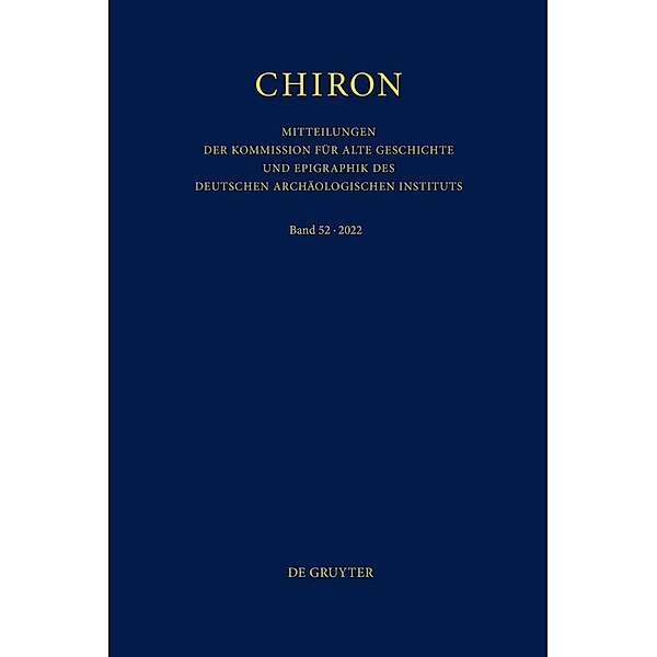 Chiron / Band 52 / 2022