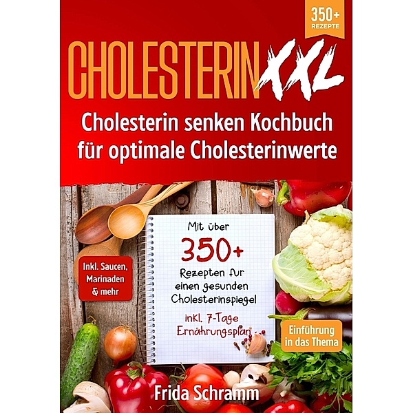 Cholesterin XXL - Cholesterin senken Kochbuch für optimale Cholesterinwerte, Frida Schramm