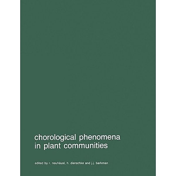 Chorological phenomena in plant communities / Advances in Vegetation Science Bd.5