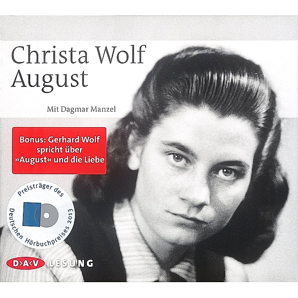 Christa Wolf - August,1 Audio-CD, Christa Wolf