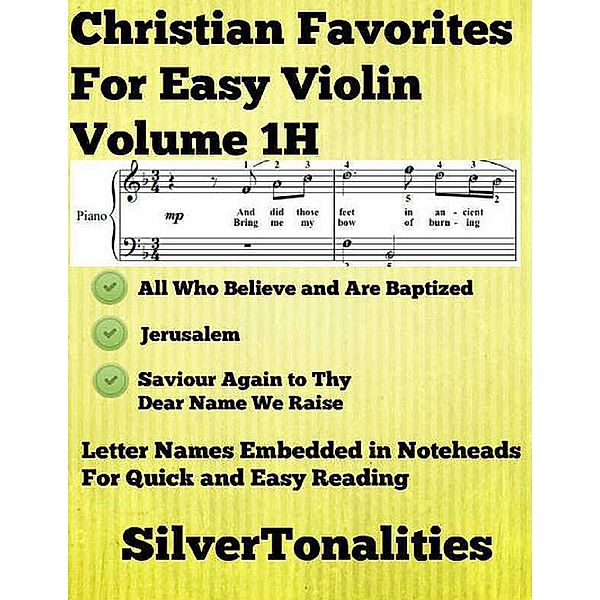 Christian Favorites for Easy Piano Volume 1 H, Silver Tonalities