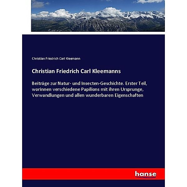 Christian Friedrich Carl Kleemanns, Christian Friedrich Carl Kleemann