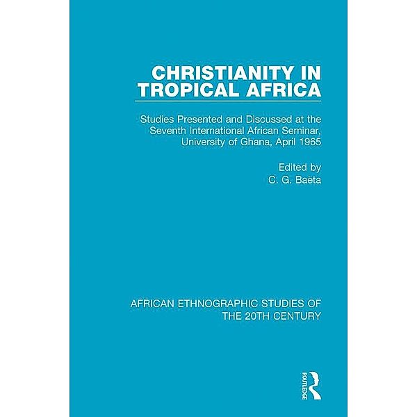 Christianity in Tropical Africa