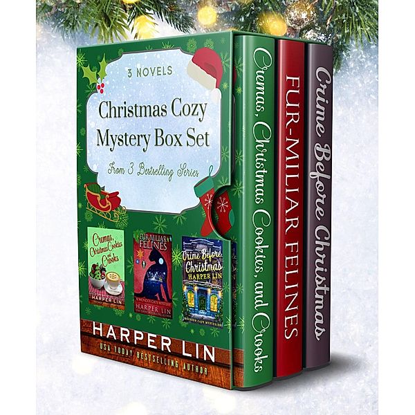 Christmas Cozy Mystery Box Set: 3 Novels from 3 Cozy Series, Harper Lin