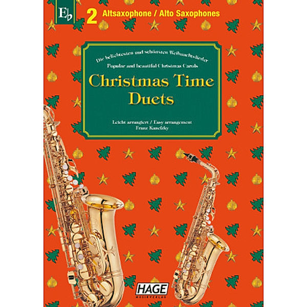 Christmas Time Duets für 2 Altsaxophone