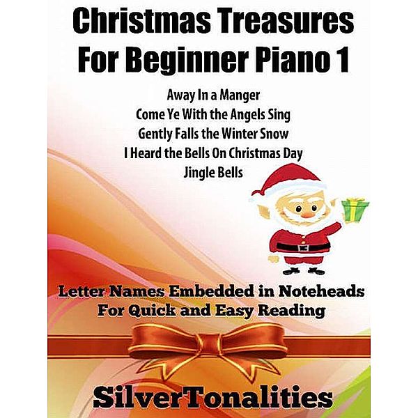 Christmas Treasures for Beginner Piano 1, Silver Tonalities