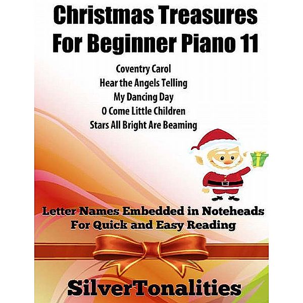 Christmas Treasures for Beginner Piano 11, Silver Tonalities