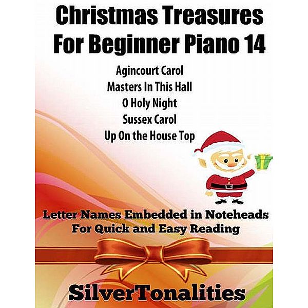 Christmas Treasures for Beginner Piano 14, Silver Tonalities