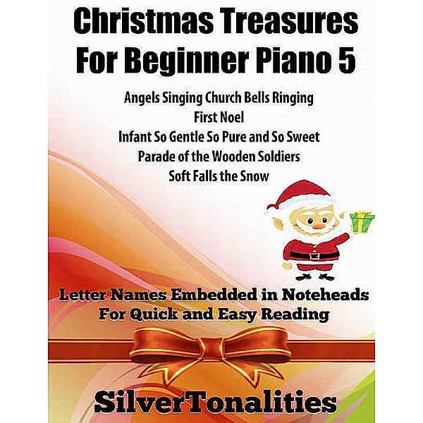 Christmas Treasures for Beginner Piano 5, Silver Tonalities