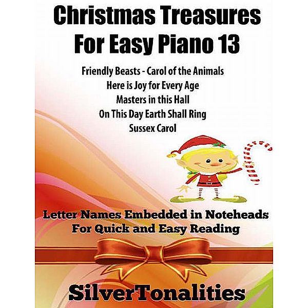 Christmas Treasures for Easy Piano 13, Silver Tonalities