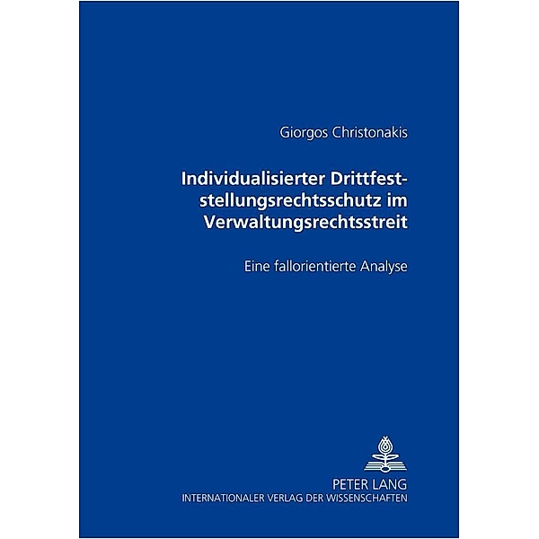 Christonakis, G: Individualisierter Drittfeststellungsrechts, Giorgos Christonakis
