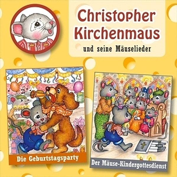 Christopher Kirchenmaus - Die Geburtstagsparty / Der Mäuse-Kindergottesdienst, Audio-CD, Diverse Interpreten