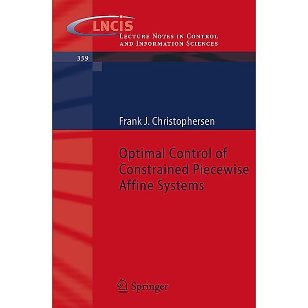 Christophersen, F: Optimal Control of Constrained Systems, Frank Christophersen