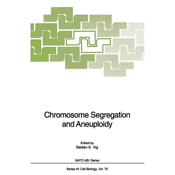 Chromosome Segregation and Aneuploidy / Nato ASI Subseries H: Bd.72