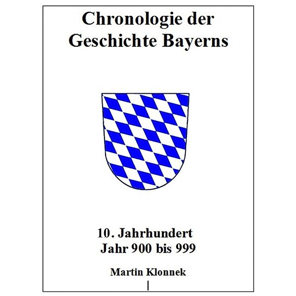 Chronologie Bayerns 10, Martin Klonnek