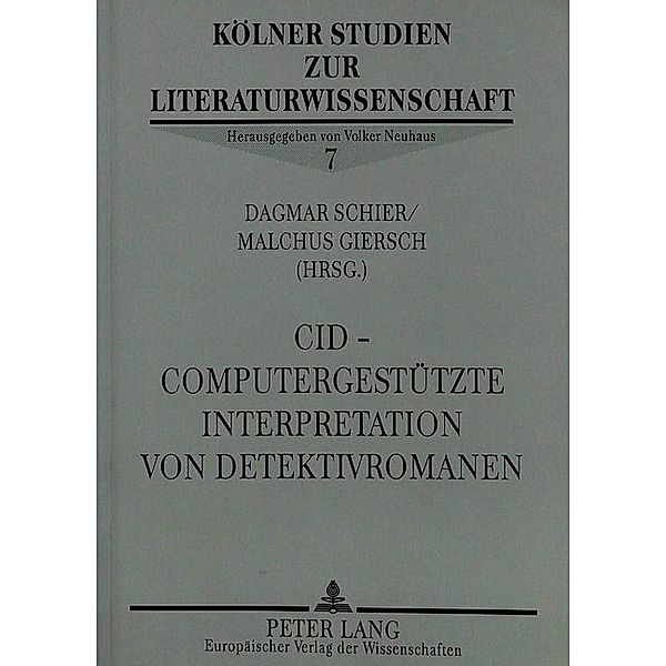 CID - Computergestützte Interpretation von Detektivromanen