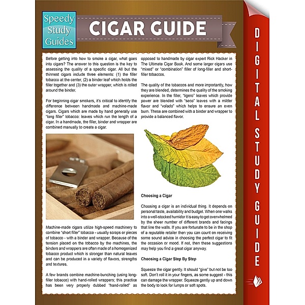 Cigar Guide (Speedy Study Guides) / Speedy Publishing Books, Speedy Publishing