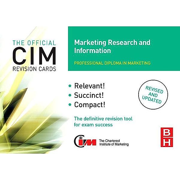 CIM Revision Cards Marketing Research and Information, John Williams