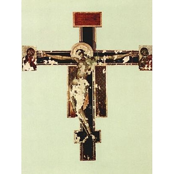 Cimabue - Kreuzigung aus Santa Croce in Florenz, Zustand nach 1966 - 100 Teile (Puzzle)