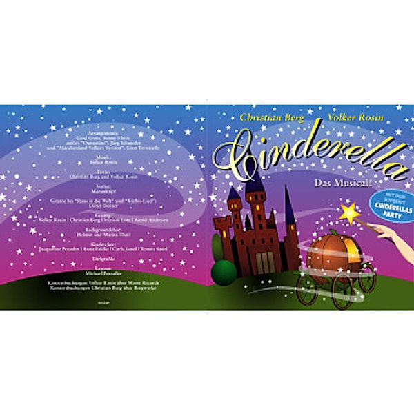 Cinderella, Das Musical, 1 Audio-CD, Volker Rosin, Christian Berg