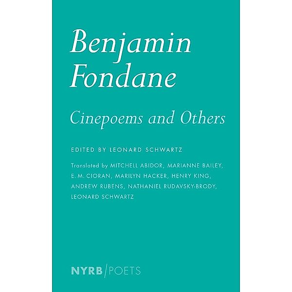 Cinepoems and Others / NYRB Poets, Benjamin Fondane