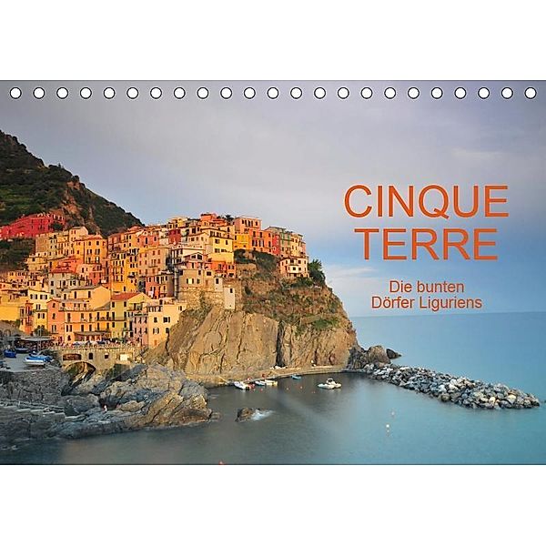 Cinque Terre - die bunten Dörfer Liguriens (Tischkalender 2019 DIN A5 quer), Reinhold Ratzer