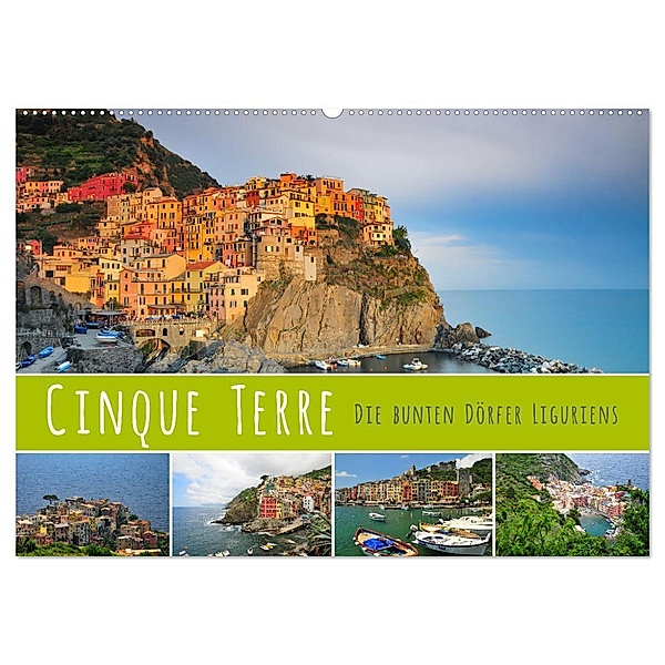 Cinque Terre - die bunten Dörfer Liguriens (Wandkalender 2024 DIN A2 quer), CALVENDO Monatskalender, Reinhold Ratzer