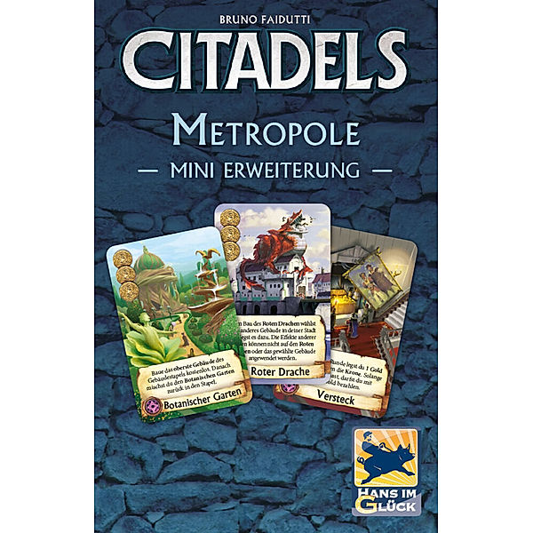 Asmodee, Hans im Glück Citadels - Metropole, Bruno Faidutti