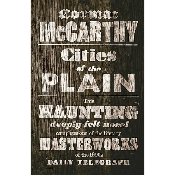 Cities of the Plain, Cormac McCarthy