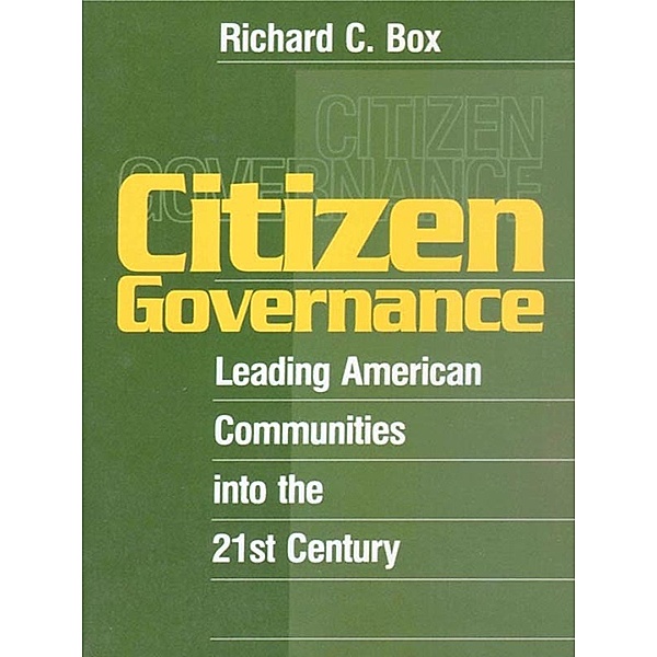 Citizen Governance, Richard C. Box
