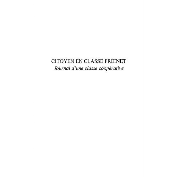 Citoyen en classe freinet / Hors-collection, Tiberi Dominique