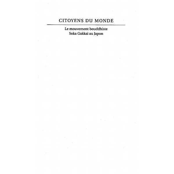 Citoyens du monde : mouvement bouddhiste soka gakkai / Hors-collection, Bryan Wilson